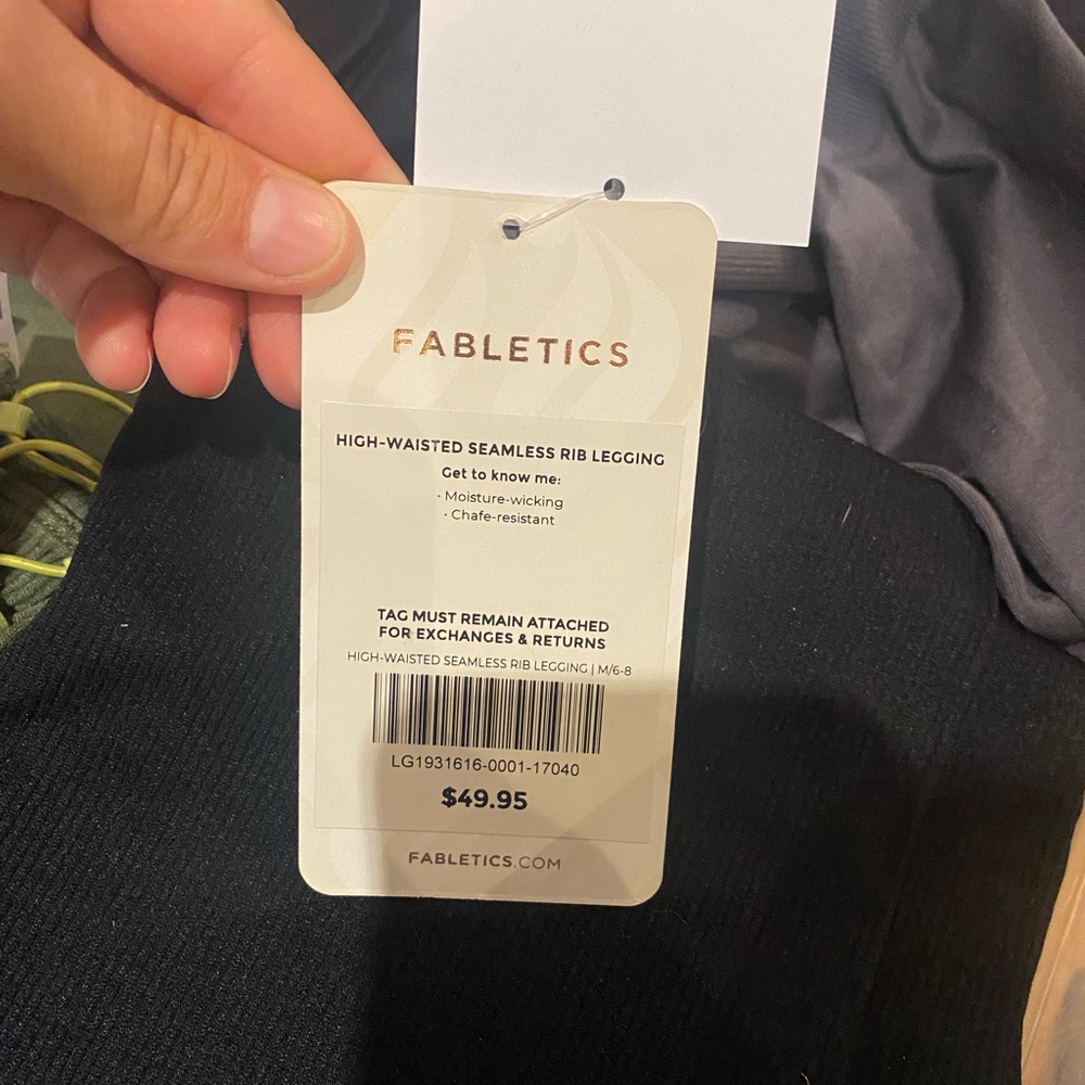 Fabletics High-Waisted Seamless Rib Leggings - Picture 3 of 4